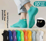 Youth Low-cut Breathable Basketball Socks with Sweat-wicking Mesh