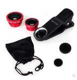 Universal Fisheye Lens, 3-in-1 Mobile Phone Clip Lenses