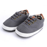 Solid Color Casual Lace, Soft Bottom Baby Canvas, Toddler Shoes