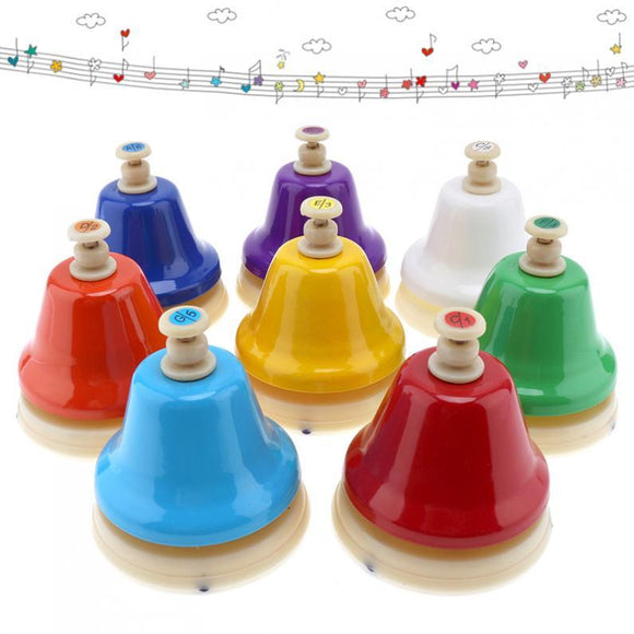 8-tone Bell Set, Orff Percussion Instrument