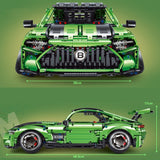 Lie-down Sports Car Assembled Model, Building Blocks Toys