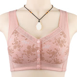 Printed Soft Cotton Front Button Underwired Bra for Women – Plus Size Supportive Lingerie (Pack of 2)