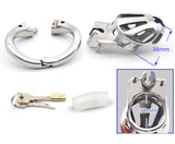 Stainless Steel Chastity Cage, Men's Catheter