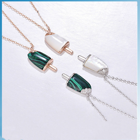 Ice Cream Shell, Women's Fritillary Necklace