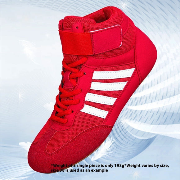Professional Boxing Boots, Competition Training, Men's Wrestling, Weightlifting, Squat Shoes