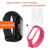 Global Version Xiaomi MI 3 Fitness Tracker, 0.78 OLED Touch Screen 50M Waterproof Band Smart Bracelet