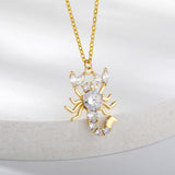 European and American Fashion Gothic Scorpion Necklace