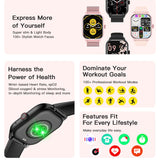 Multifunctional Bluetooth Calling Smart Watch with Heart Rate, Blood Pressure, Sleep Monitoring & Sports Health Tracking