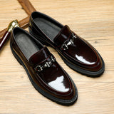Horse Street Buckle Gommino – Men's Polished Japanese Leather Shoes