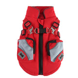 Winter Cotton Dog Clothes, Zippered Jacket Pet Supplies