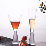 Creative Electroplated Golden Red Wine Glass Model – Decorative Cocktail Room Ornament