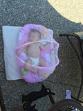 Portable Foldable Baby Kids Infant Bed, Dot Zipper Mosquito Net, Sleeping Cushion Tent