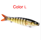 Pike Fishing Lures, Artificial Multi Jointed Sections, Hard Bait Trolling Pike Carp Fishing Tools