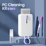 Portable 11 in 1 Multifunctional Cleaning Kit, Computer Keyboard Cleaner, Phone Screen Clean Tools, Earphone Clean Brush with Storage Box