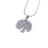Women’s Multi-layer Tree of Life Necklace with CZ Zircon Pendant – Elegant Long Chain Jewelry Gift