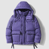 Winter Fleece-lined Thickened Boys' Cotton-padded Jacket, Casual Men's Jumper