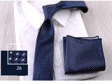 Business Formal Wear, Casual Tie + Pocket Square Combination