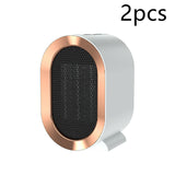 Desktop Electric Heater, Mini Portable Fan Heater, 220V PTC Ceramic Heating Warm Air Blower, Home Office Warmer Machine