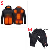 Heated Jacket Coat, USB Electric Cotton Pullover, Thermal Clothing Heating Vest, Men's Clothes for Winters