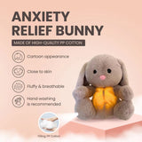 Soothing Sensory Plush Toy that Relieves Anxiety, Breather for Newborns and Grownups, Bunny Comforter to Conciliate Senses
