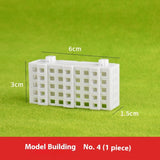 DIY Handmade Sandbox Scene, House Building Model Material