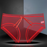 Full Transparent Panties, Women's Mesh Lace, Mid-waist Large Size Undies