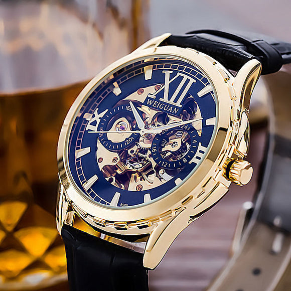 Men's Fashion Personality, Hollow Luminous Waterproof Alloy Watch