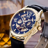 Men's Fashion Personality, Hollow Luminous Waterproof Alloy Watch