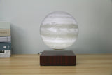 Magnetic Floating LED Night Light, Levitating Earth Jupiter Lamp