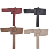 Women's Wide Waist Belt Seal, Decorative Shirt Knotted Waist Girdling Band