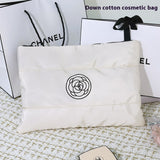 New Camellia Classic Style, Hand-held, Good-looking Portable Cosmetic Bag