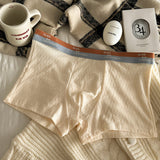 Boys' Antibacterial Four Corner Shorts, Pure Cotton Crotch for Breathability