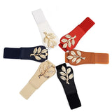 Waist Elastic Belt for Decorative Dress, A Sweet Pair of Buckles