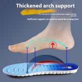 Super Soft PU Arch Support Insoles for Long Standing & Running – Thick Shock Absorption for Men & Women