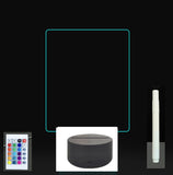 3D Acrylic Handwriting Message Board LED Light, Creative Note Lamp