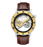 Stainless Steel Band, 3D Skeleton Automatic Mechanical Men’s Watch