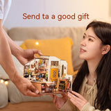 DIY Miniature Dollhouse Kit – Cottage Creative Hand-assembled Small House Model Toy for Children