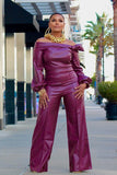 Personality Fashion Leather Suit for Women
