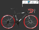 Road Race, Variable Speed, Solid Tire, Double Disc Brake, Sports Bicycle