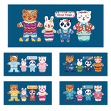 Premium Wooden Magnetic Plane Puzzle – Animal Dress-up Montessori Toy for Children