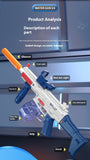 Cross-border New Electric Water Gun, Children's Summer Interactive Toys