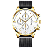 Business Luxury Gifts for Men, Mesh Band Quartz Watch