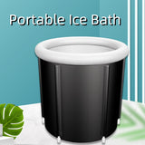 Portable Inflatable Ice Recovery Tub for Cold Water Therapy – Foldable PVC Soaking Pool with Air Ring Support for Indoor & Outdoor Use