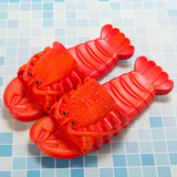 Cute Lobster Slippers for Kids Women Men, Summer Beach Shoes