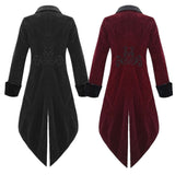 Long Punk Men's Coat, Vintage Clothing
