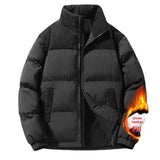 Unisex Winter Stand Collar Padded Jacket – Warm, Versatile Outerwear