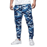 Drawstring Leisure Japanese Overalls, Men's Multi-pocket Trousers