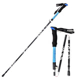 Aluminum Alloy Easily Folded 5-Section Trekking Poles
