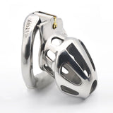 Stainless Steel Chastity Cage, Men's Catheter