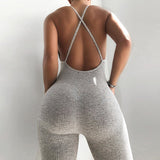 Women’s Halter Neck Suspender Jumpsuit – Slim Fit Sleeveless Outfit